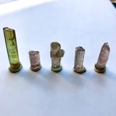 トルマリン 【5個セット 現品限り】 原石 鉱物 天然石 パワーストーン (No.1551)