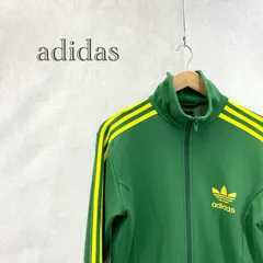 00s adidas トラック ジャケット ハイネック  トップス ジャージ 万国タグ M グリーン  メンズ