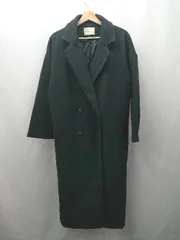 ◇ ⊇ ap retro アプレトロ 長袖 ロングコート サイズF ブラック系 レディース E  【1506190006208】のサムネイル