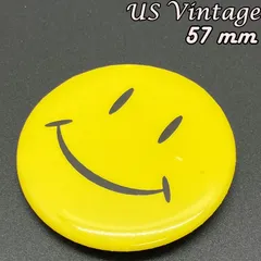 sold!! ハンドメイド ペール缶 ニコチャン スマイル スマイル ワッペン ストーン アイロン おしゃれ アップリケ ミニ
