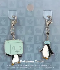 【中古】雑貨 875.コオリッポ(アイスフェイス)＆コオリッポ(ナイスフェイス) 全国ずかんメタルチャーム(2個セット) 「ポケットモンスター」 ポケモンセンター限定