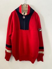FILA  ハーフジップセーター　セーター ヴィンテージ NN50