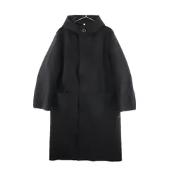 RAINMAKER (レインメーカー) HOODE DMELTON COAT フード付き オーバーサイズ ロングコート RM192-029 ブラックのサムネイル