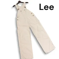 Lee リー LL7254 通年★ ダンガリー デニム オーバーオール サロペット パンツ Sz.S　レディース 白