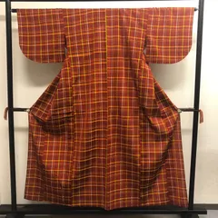 小紋 単衣 身丈154.6cm 着物[L0032I]