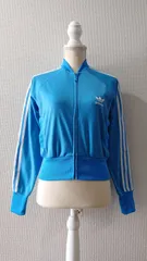 00’s adidas トラックトップ L ブルー系