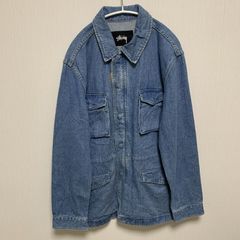 希少 ステューシー デニム ジャケット 90s 初期 USA製 カバーオール