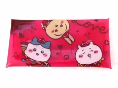 【中古】小物入れ・マルチケース・缶ケース [単品] 集合 オリジナルクリアマルチケース 「ちいかわ なんか小さくてかわいいやつ×ロッテ Ghana」 同梱品