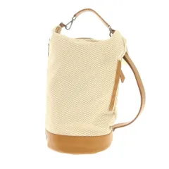 【中古】ザネラート ZANELLATO ワンショルダー バッグ ブラウンxベージュ系【W31.5xH44.5xD23.5】【ユニセックス】のサムネイル