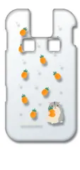 【新品未使用】キッズケータイ SH-03M docomo クリア ハードケース (ハムスターとパイン(小)) フルーツ パイナップル ハムスター 動物 かわいい 可愛い cl-sh03m-355