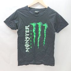 ◇ Monster Energy モンスターエナジー コットン100％ アメリカ 半袖 Tシャツ サイズM ブラック系 レディース E  【1402280007387】