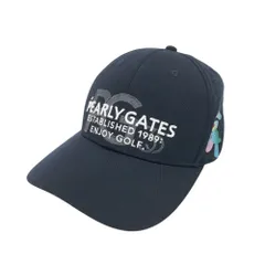 ✳︎PEARLYGATES✳︎キャップ✳︎ネイビー✳︎ PEARLY GATES パーリーゲイツ キャップ ネイビー×白 立体ロゴ