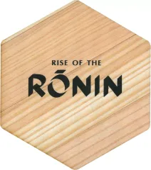 【中古】コースター ロゴ オリジナル木製コースター 「PS5ソフト Rise of the Ronin」 ゲオ購入特典