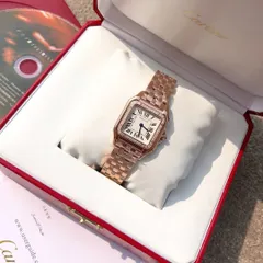 ご購入大歓迎です 新品未使用 箱付 Cartier 腕時計　ピンク 自動巻き｜本日限定特価｜新品未使用