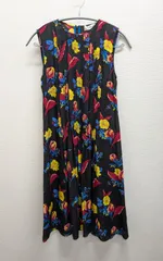 DIANEvonFURSTENBERG ダイアンフォンファステンバーグ　シルク　フラワープリント　ノースリーブ　ワンピース