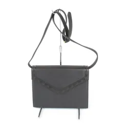 美品『USED』 SAINT LAURENT サンローラン ショルダーバッグ ブラック レザー