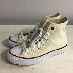 【八戸80-9-20250104】新古品 CONVERSE コンバース  ALL STAR ハイカットスニーカー ベージュ サイズ23cm  (80)