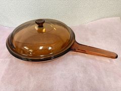 VISION 　ビジョン　ガラスフライパン　蓋つき　24㎝　箱付き　未使用品