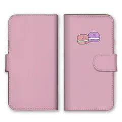 Galaxy A55 5G SC-53E ケース 手帳型 ギャラクシー A55 スマホケース 携帯ケース マカロン まかろん トゥンカロン スイーツ デザート 可愛い シュール 面白 パステル パステルカラー カラー02