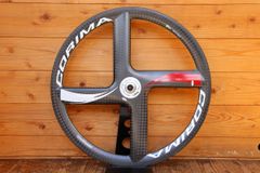 【訳あり】　コリマ CORIMA TRACK 4SPOKE カーボン チューブラー バトンホイール フロントのみ 【芦屋店】