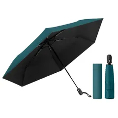 日傘 遮光率 99% 以上 UVカット 6骨 折りたたみ傘 自動開閉 超軽量 207g UPF50+ 耐風撥水 コンパクト 晴雨兼用 メンズ レディース 折り畳み 日焼け対策 MA0001 モスグリーン [モスグリーン]