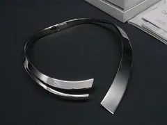 ■新品同様■ Calvin Klein カルバンクライン ネックレス アクセサリー メンズ レディース シルバー系 AV8995のサムネイル