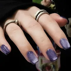 Liberte555 ネイルチップ メンズ 地雷系 シンプル マット 爪(メンズタイプ6,  ショート)