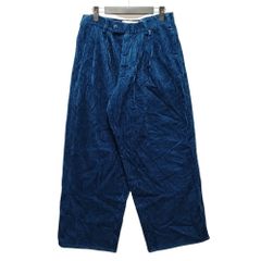 el conductorH エルコンダクター コーデュロイ パンツ ブルー サイズ2 正規品 / B6442