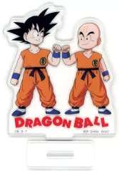 【中古】アクリルスタンド・アクリルパネル 孫悟空＆クリリン ドラゴンスタンドコレクション 「一番くじ ドラゴンボール EX 雲の上の神殿」 F賞