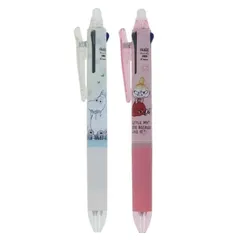 【2個セット】サンスター文具　ムーミン　リトルミイ　多色ボールペン　フリクションボール3スリム　2本セット