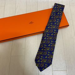 鑑定済み】HERMES エルメス シルク100% ネクタイ 鳥 バード