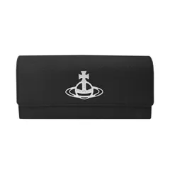 ヴィヴィアンウエストウッド 財布 Vivienne Westwood ANNIE 51060026-S000R-LA 二つ折り長財布 390310 N405 BLACK/SILVER