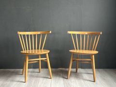 cherry 桜屋工業　ウィンザー　アームチェア　オークレイチェア　2脚　nz