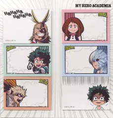 【中古】ノート・メモ帳 集合 付箋セット 「僕のヒーローアカデミア」