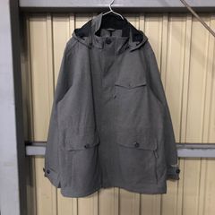 135 L.L.Bean マウンテンパーカー メンズ L グレー ドローコード付  エルエルビーン ナイロン ジャケット アウトドア 防寒 古着卸 アメリカ仕入