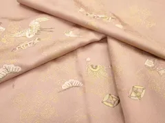 専用C557正絹　鈴乃屋振袖色無地金駒刺繍ワンポイント　トールサイズ着物　極美品 C557正絹 鈴乃屋 振袖 色無地 金駒刺繍ワンポイント トール