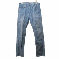 リーバイス Levi's 513 デニムパンツ ワークパンツ ジーンズ スリム ストレート 白タブ 希少カラー コットン 青 ブルー W28 L32 約S 0815 ■GY99 メンズ
