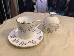YVES SAINT LAURENT イヴ・サンローラン　カップ&ソーサー5客　サロンセット
