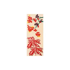 戸田屋商店 梨園染 手ぬぐい 紅葉に七竈