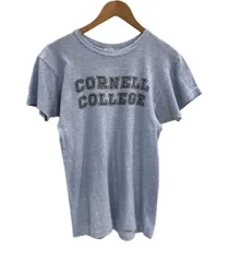 チャンピオン Champion 70's 70年代 バータグ CORNELL COLLEGE コーネル大学 カレッジロゴ プリント MADE IN USA アメリカ製 VINTAGE ヴィンテージ  　 Tシャツ ブルー 101MT-4594