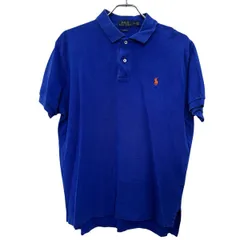 Polo Ralph Lauren 半袖 ポロシャツ L ブルー ポロラルフローレン 鹿子 古着卸 アメリカ仕入 a707-5471