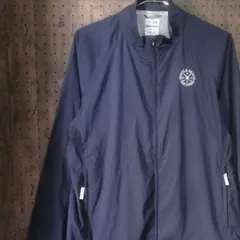 adidas アディダス　CLIMAPROOF WIND　薄手ジャケット／ウインドブレーカー　ロゴ「MYRTLE BEACH NATIONAL」刺しゅう　　サイズＬ