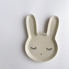 うさぎプレート キッズプレート 北欧 子供食器 ベビー食器 陶器 Bloomingville ブルーミングヴィル