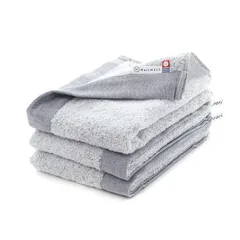 【新着商品】ハートウエル 今治タオル 暮らしを彩る便利サイズタオル ショートフェイスタオル フェイスタオル 短い 短め ループ付き 3枚セット ブルー 0