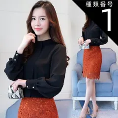 種類1：ブラック/S トップス シャツ ミディアム丈 袖あり 長袖 襟なし スタンドカラー シフォン かわいい 大人可愛い きれいめ シンプル 大人 上品 おしゃれ お洒落 アジアン エスニック エキゾチック 大人女子 ラフ セクシー エレガント とろみ感 無