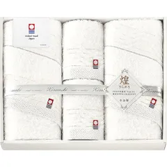 【新品】 今治製 きらめき フェイスタオル2P&ハンドタオル2P L8024054