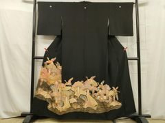 平和屋着物▽上質な紬 単衣 格子更紗花文 正絹 逸品 DAAT9220az - メルカリ 