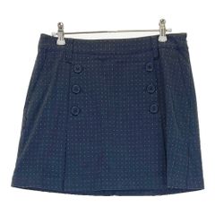 サイズ：1 JACK BUNNY ジャックバニー  インナー付 ストレッチスカート ドット柄 ネイビー系 [240101469988] ゴルフウェア レディース ストスト サイズ：1 JACK BUNNY ジャックバニー インナー付 ストレッチ