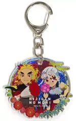 【中古】雑貨 宇髄天元＆煉獄杏寿郎 「ニジゲンノモリ×鬼滅の刃 第五弾 アクリルキーホルダー(ペア)」
