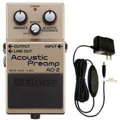 BOSS ボス AD-2 アコースティック用 プリアンプ + 純正アダプター PSA-100S2 セット